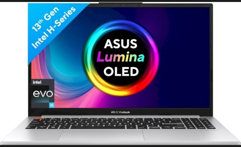 Get 1 year free internet or 1 year Netflix on purchasing ASUS Vivobook S 15 OLED (2023), Intel Core EVO i5-13500H 13th Gen, 15.6" (39.62 cm) 2.8K 120Hz OLED, Thin & Light Laptop (16GB/512GB SSD/Windows 11/Office 2021/75WHr/Silver/1.7 kg) S5504VA-MA543WS