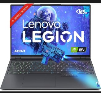 Get 1 year free internet or 1 year Netflix on purchasing Lenovo Legion 5 Pro AMD Ryzen 7 5800H 16" (40.64cm) QHD IPS 165Hz 500Nits Gaming Laptop (32GB/1TB SSD/Win 11/Office 2021/NVIDIA RTX 3070 8GB/Alexa/3 Month Game Pass/Storm Grey/2.45Kg), 82JQ011EIN