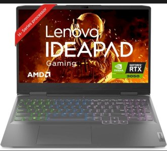 Get 1 year free internet or 1 year Netflix on purchasing Lenovo IdeaPad Gaming 3 AMD Ryzen 7 6800H 15.6" (39.62cm) FHD IPS 120Hz Gaming Laptop (8GB/512GB SSD/Win11/Office/NVIDIA RTX 3050 4GB/RGB Keyboard/Alexa/3 Month Game Pass/Onyx Grey/2.32Kg), 82SB00V5IN
