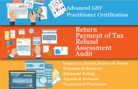 GST Course in Delhi, 110022, NCR by SLA Accounting Institute, Taxation and Tally Prime Institute in Delhi, Noida, August Offer'24 [ Learn New Skills of Accounting, BAT and  GST for 100% Job] in SBI Bank