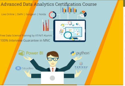 Job Oriented Data Analyst Course in Delhi, 110091. Best Online Live Data Analytics Course in Delhi NCR by IIT and MNC Working. [ 100% Job in MNC] "New Year Offer 2025", Learn Advanced Excel, SQL, Power Bi, Tableau, Alteryx, Python Data Science and Qulik, Top Training Center in Delhi NCR - SLA Consultants India