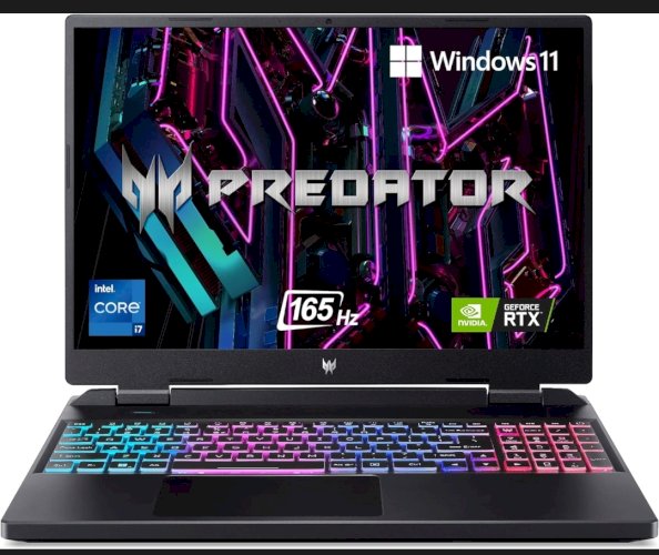 Get 1 year free internet or 1 year Netflix on purchasing Acer Predator Helios Neo 16 Gaming Laptop 13th Gen Intel Core i7 Processor (16 GB/1 TB SSD/Windows 11 Home/NVIDIA ® GeForce RTX ¢ 4050) PHN16-71, (16") WUXGA Display