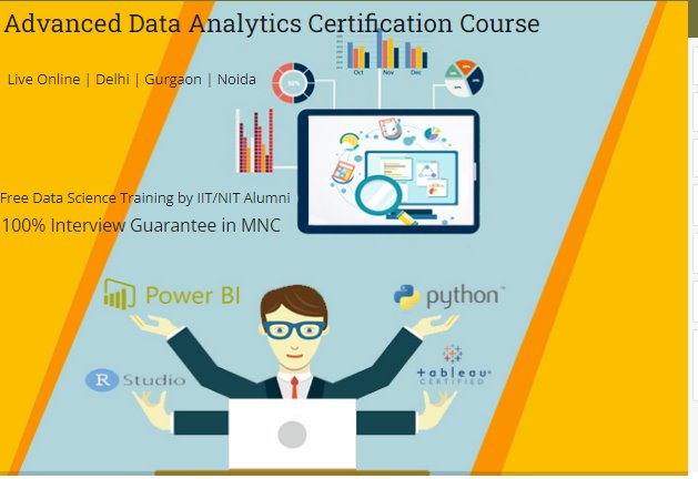 Job Oriented Data Analyst Course in Delhi.110019. Online Live Data Analytics Training in Gurugram by IIT Faculty , [ 100% Job in MNC] July Offer'24, Learn Excel, SQL, MIS, Tableau, Power BI, Python Data Science and Incorta, Best Analytics Training in Noida, Ghaziabad - SLA Consultants India,